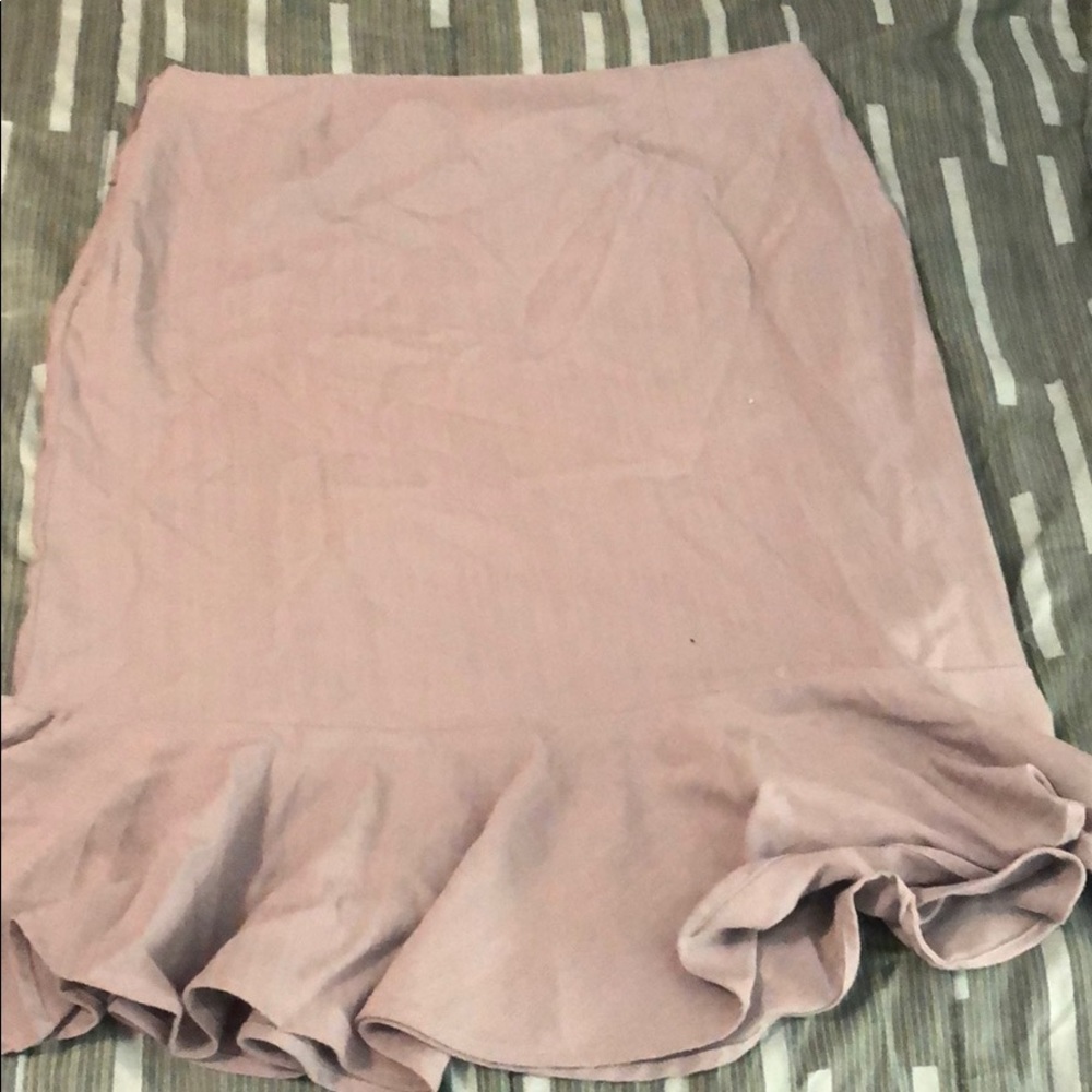 Grey business skirt